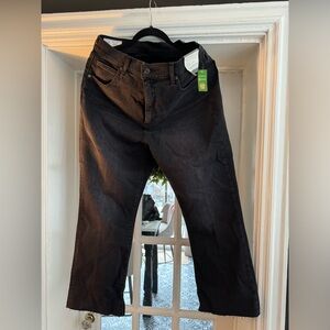 Gap High Rise Kick Flare Black Jeans NWT